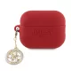 Guess 3D Rubber 4G Diamond Charm - AirPods Pro 2 tok (Red)