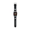 Karl Lagerfeld 3D Rubber Karl & Choupette Heads NFT - okosóraszíj Apple Watch 38/40/41 mm fekete