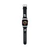 Karl Lagerfeld 3D Rubber Karl & Choupette Heads NFT - okosóraszíj Apple Watch 42/44/45/49 mm fekete