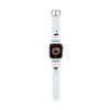 Karl Lagerfeld 3D Rubber Karl & Choupette Heads NFT - okosóraszíj Apple Watch 42/44/45/49 mm fehér