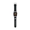 Karl Lagerfeld 3D Rubber Choupette Head NFT - okosóraszíj Apple Watch 42/44/45/49 mm fekete