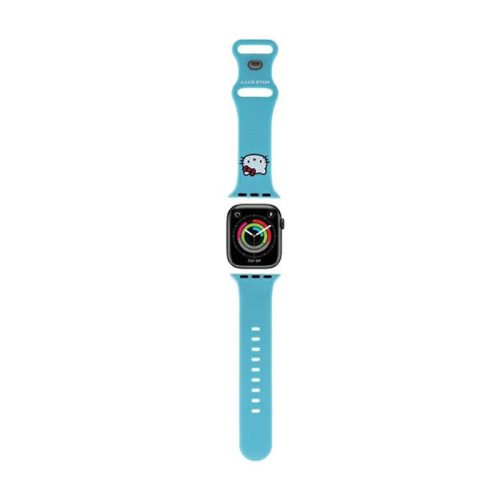 Hello Kitty Silicone Kitty Head - okosóraszíj Apple Watch 38/40/41 mm kék