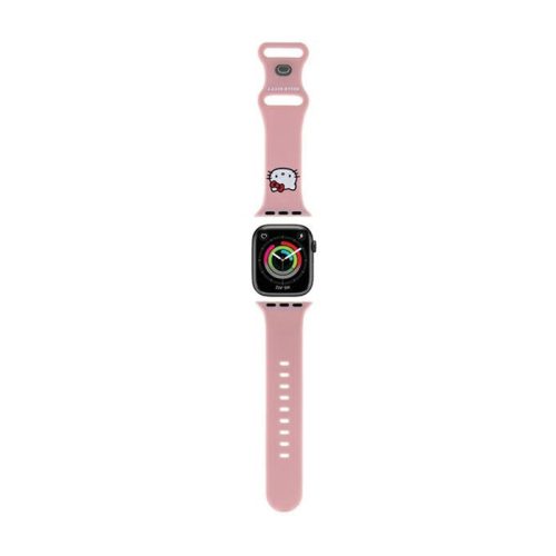 Hello Kitty Silicone Kitty Head - okosóraszíj Apple Watch 38/40/41 mm pink