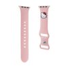 Hello Kitty Silicone Kitty Head - okosóraszíj Apple Watch 38/40/41 mm pink