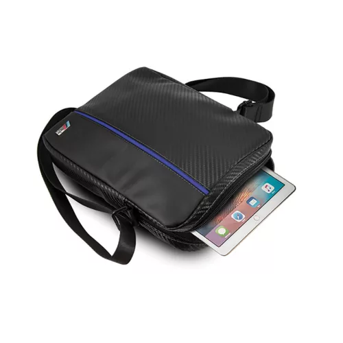 BMW Carbon Blue Stripes - Táblatáska 8" (kék)