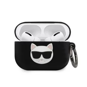 Karl Lagerfeld Choupette 3D - tok Apple Airpods Pro (fekete)