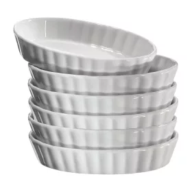   Küchenprofi Burgundy – Porcelán creme brulée edény 14×8,5×2,5 cm, 6 db-os készlet