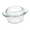 Küchenprofi Elsass - Boroszilikát üveg sütőtál fedővel 1,4 l 18×11,5 cm