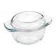 Küchenprofi Elsass - Boroszilikát üveg sütőtál fedővel 1,4 l 18×11,5 cm