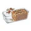 Küchenprofi Elsass - Boroszilikát üveg kenyérsütőtál 1,5 l 28,5×11,5×8 cm