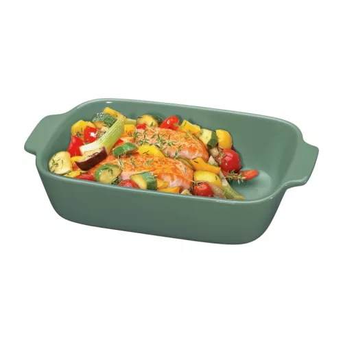 Küchenprofi Porto – Kerámia sütőtál / tepsi 30×19×6,5 cm (zöld)