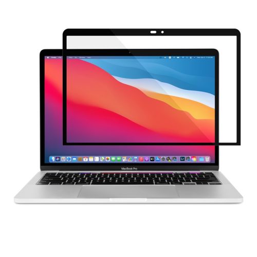 Moshi Ivisor XT - Védőfólia MacBook Pro 13 "/ MacBook Air 13" (fekete keret)