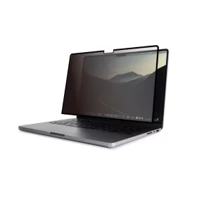   Moshi Umbra – Adatvédelmi képernyővédő MacBook Pro 14" (M1, 2021) számítógéphez (fekete keret)