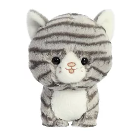   Teddy Pets - Plüss Játék / Ölelőjáték Macska Szürke Cirmos 17 cm