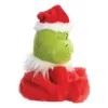 Grinch - Plüssjáték / ölelnivaló ülő Grinch Mikulás jelmezben 13 cm a Palm Pals kollekcióból Környezetbarát