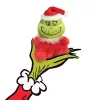 Grinch - Plüssjáték / ölelnivaló ülő Grinch Mikulás jelmezben 13 cm a Palm Pals kollekcióból Környezetbarát