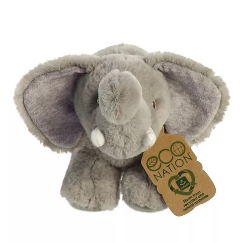 Eco Nation – Plüssjáték / Ölelnivaló Elefánt 27 cm Környezetbarát