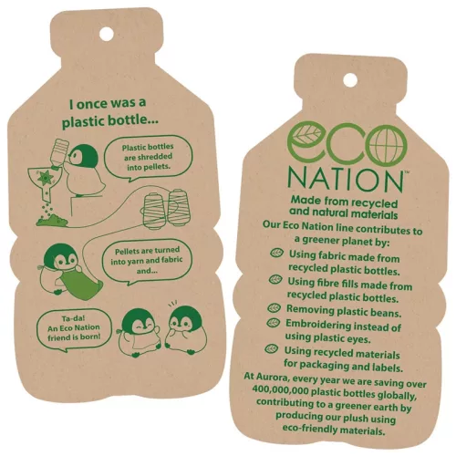 Eco Nation – Plüssjáték / Ölelnivaló Elefánt 27 cm Környezetbarát