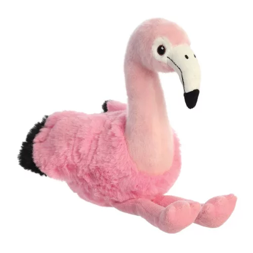 Eco Nation – Plüssjáték / Ölelnivaló Ülő Flamingó 27 cm Környezetbarát