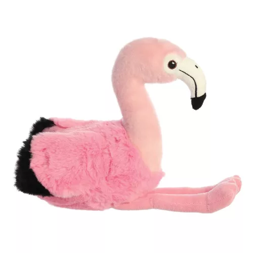 Eco Nation – Plüssjáték / Ölelnivaló Ülő Flamingó 27 cm Környezetbarát