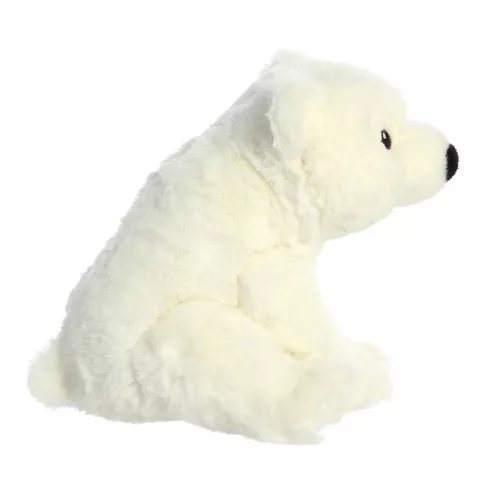 Eco Nation – Plüssjáték / Ölelnivalóan ülő jegesmedve 19 cm Környezetbarát