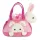 Fancy Pals – PeekaBoo nyuszi plüssjáték rózsaszín zacskóban 20 cm környezetbarát