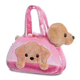   Fancy Pals – PeekaBoo Labrador plüssjáték rózsaszín zacskóban 20 cm Környezetbarát
