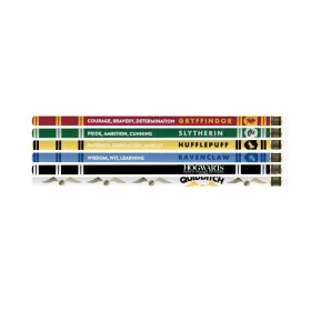   Harry Potter - Set de creioane House Pride în cutie, cu 6 piese.