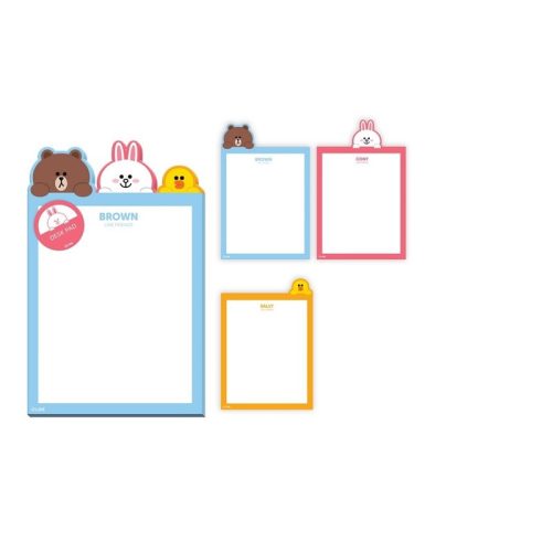 Line Friends - Planner / Desk füzet 3 x A5