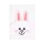 Agenda Line Friends, A5, 160 file, Roz deschis