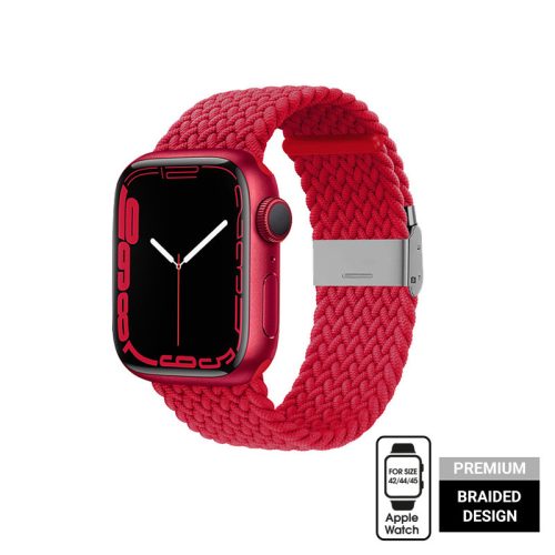 Crong Wave szíj Apple Watch 42/44 / 45mm (piros)