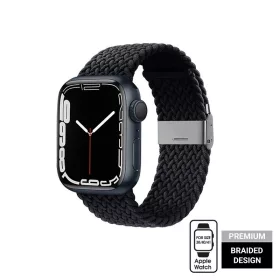 Crong Wave szíj Apple Watch 38/40 / 41mm (faszén)