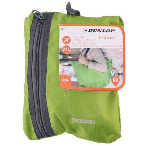 Dunlop - összecsukható bevásárló táska (zöld)