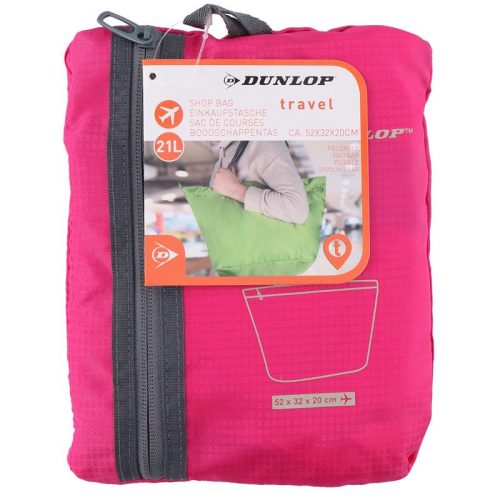 Dunlop - összecsukható bevásárló táska (rózsaszín)