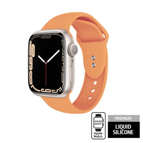 Crong Liquid szíj Apple Watch 38/40/41mm (sárga)