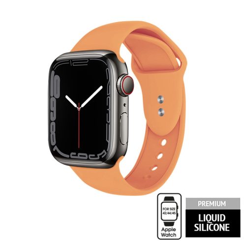 Crong Liquid szíj Apple Watch 42/44 / 45mm (sárga)