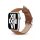 Crong Noble Band – Valódi bőr szíj Apple Watch 42/44/45mm-hez (Mokka)