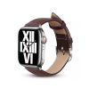 Crong Noble Band – Valódi bőr szíj Apple Watchhoz 38/40/41mm (Espresso)