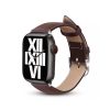 Crong Noble Band – Valódi bőr szíj Apple Watchhoz 38/40/41mm (Espresso)