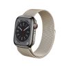 Crong Milano Steel okosóraszíj Apple Watch 38/40/41 mm (Champagne)