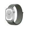 Crong Nylon Loop okosóraszíj Apple Watch 42/44/45/49 mm (Military Green)