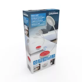   Grundig - összecsukható LED Office lámpa 15cm (narancssárga)