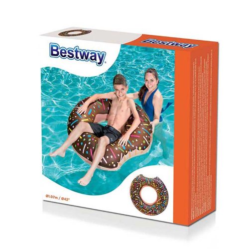 Bestway - Fánk alakú úszókerék (csokoládé)