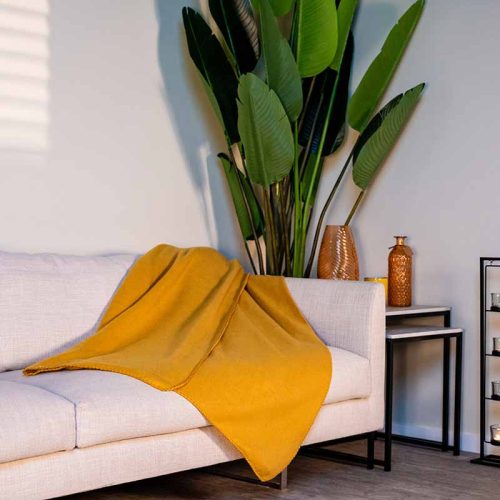 Polár takaró 170x130 (narancs)