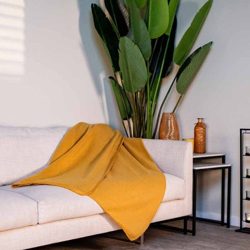 Polár takaró 170x130 (narancs)