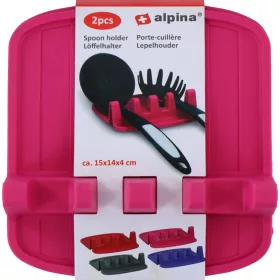   Alpina - Kanáltartó / konyhai edénytartó 2 db (rózsaszín)