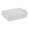 Alpina - Kerámia téglalap alakú sütőtál 28x18x6 cm (fehér)
