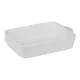 Alpina - Kerámia téglalap alakú sütőtál 28x18x6 cm (fehér)