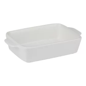   Alpina - Kerámia téglalap alakú sütőálló tál 21,8x13,2x5 cm (fehér)