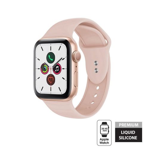 Crong Liquid szíj Apple Watch 38/40 / 41mm (rózsaszín homok)